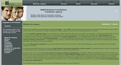 Desktop Screenshot of marktranslations.com
